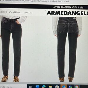 Armed angels carenaa jeans mid waist straight leg 27/32